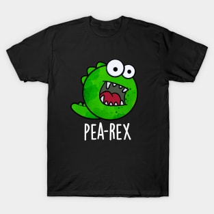 Pea Rex Funny Dinosaur Veggie TRex Pun T-Shirt